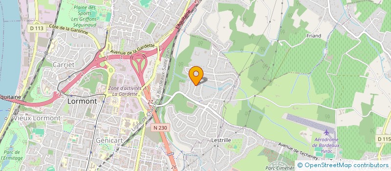 localisation de l'entreprise SCI KARIBOL  LORMONT