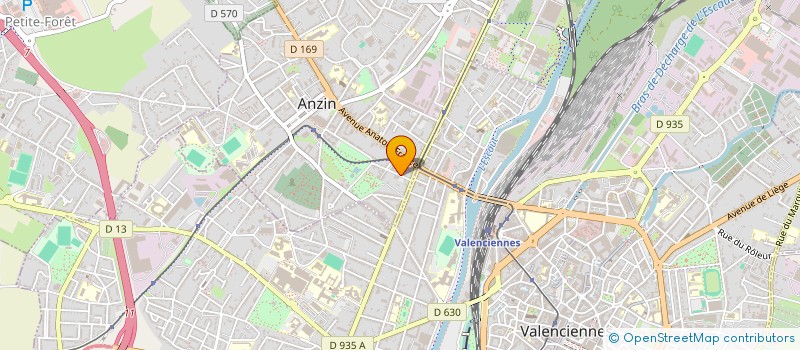 localisation de l'entreprise SCI KARIDENT  ANZIN