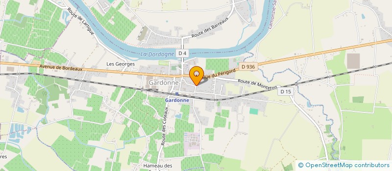 localisation de l'entreprise SCI KARIGAR  LAMONZIE-SAINT-MARTIN