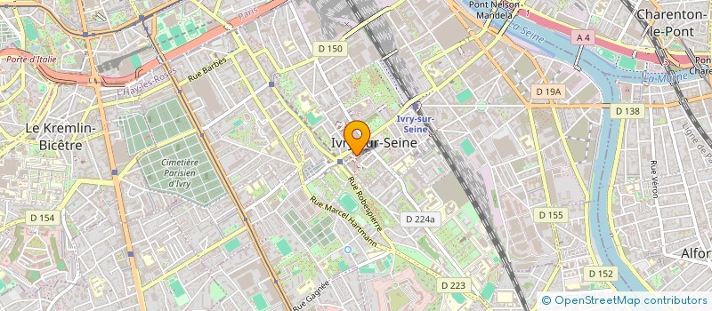 localisation de l'entreprise SCI KARINE à IVRY-SUR-SEINE