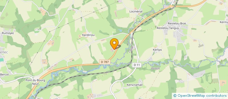 localisation de l'entreprise SCI KARINE  PLUSQUELLEC