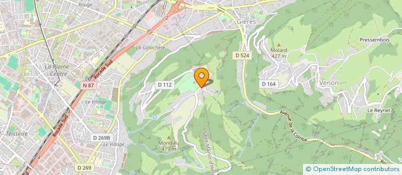 localisation de l'entreprise SCI KARINE  SAINT-MARTIN-D'HERES