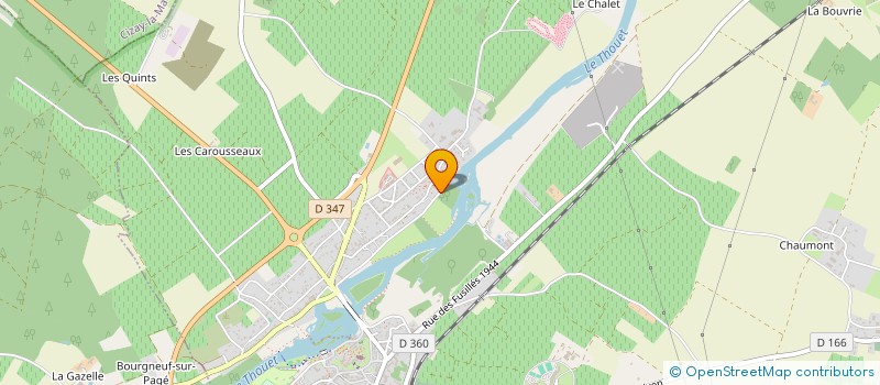 localisation de l'entreprise SCI KARINE DENIS  MONTREUIL-BELLAY