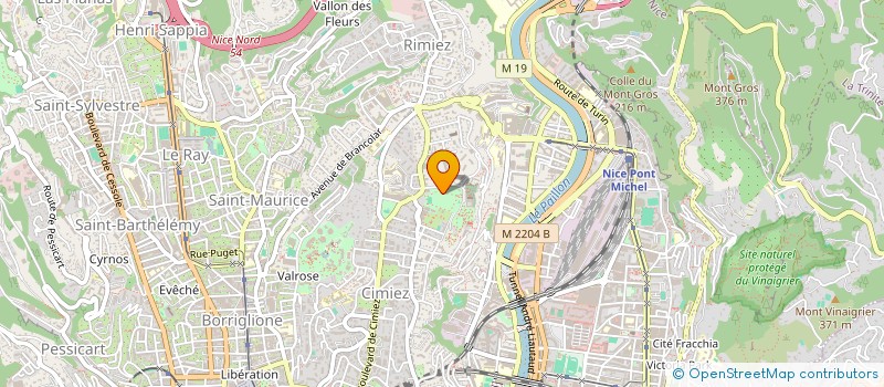localisation de l'entreprise SCI KARINESSA à NICE