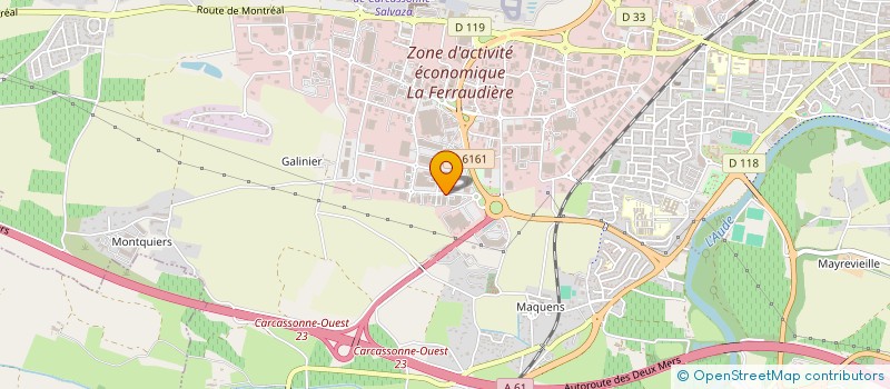 localisation de l'entreprise SCI KARINOU à CARCASSONNE