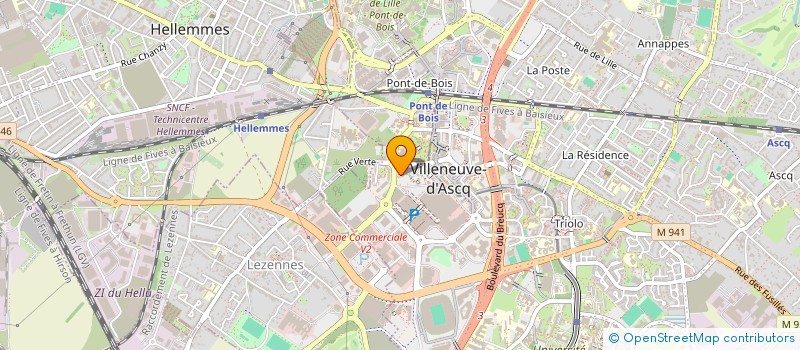 localisation de l'entreprise SCI KARIQUE à VILLENEUVE-D'ASCQ