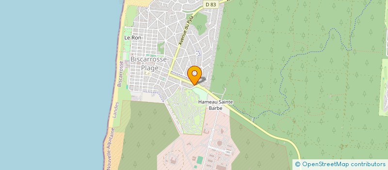 localisation de l'entreprise SCI KARISA  BISCARROSSE