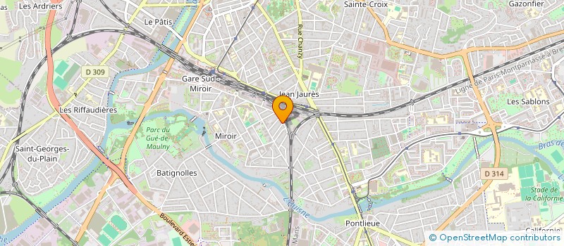 localisation de l'entreprise SCI KARJATI  LE MANS