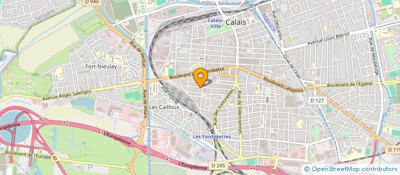 localisation de l'entreprise SCI KARL  CALAIS