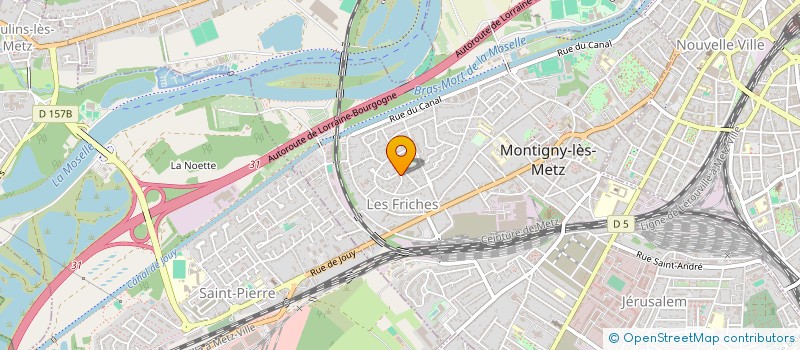localisation de l'entreprise SCI KARL à MONTIGNY-LES-METZ
