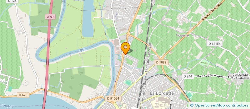 localisation de l'entreprise SCI KARLA  LIBOURNE