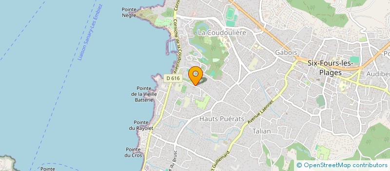 localisation de l'entreprise SCI KARLAIN à SIX-FOURS-LES-PLAGES