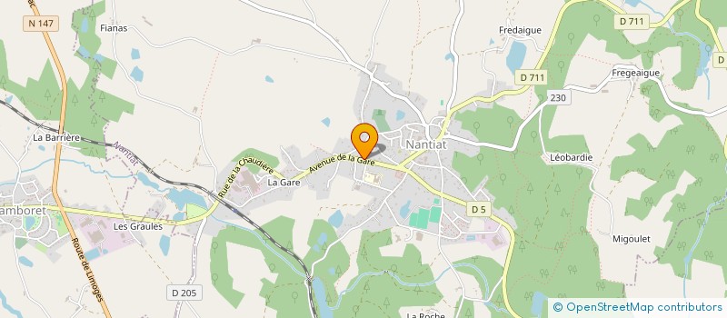 localisation de l'entreprise SCI KARLOU à COMPREIGNAC