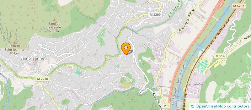 localisation de l'entreprise SCI KARLUK  SAINT-JEANNET