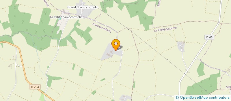 localisation de l'entreprise SCI KARMA  JOUY-SUR-MORIN