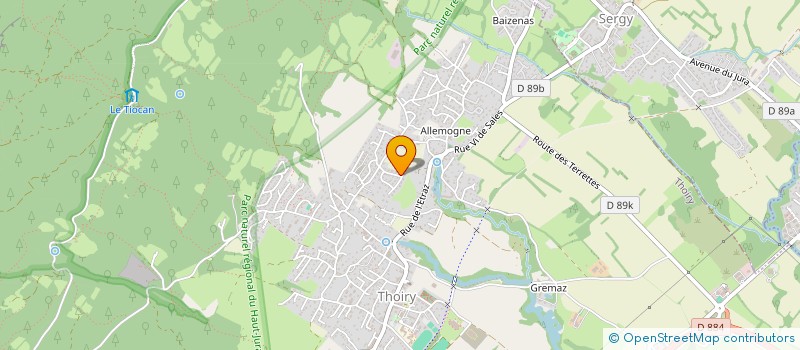 localisation de l'entreprise SCI KARMA  THOIRY