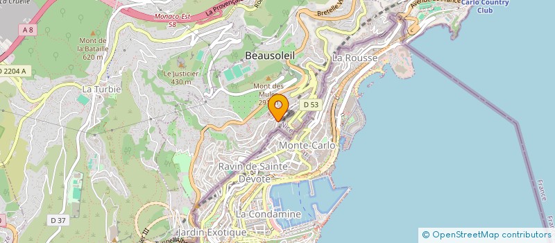 localisation de l'entreprise SCI KARMA  BEAUSOLEIL