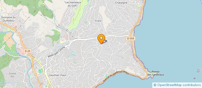 localisation de l'entreprise SCI KARMAURANN à SAINTE-MAXIME
