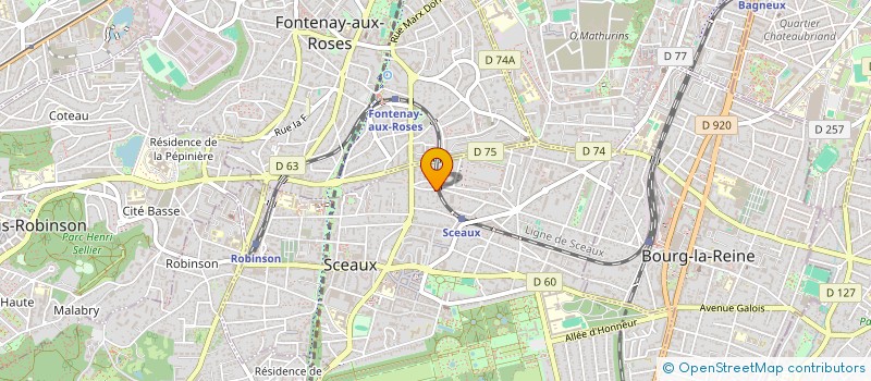 localisation de l'entreprise SCI KARMEN à SCEAUX