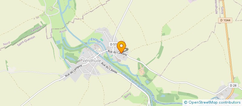 localisation de l'entreprise SCI KARNAC  VENDHUILE