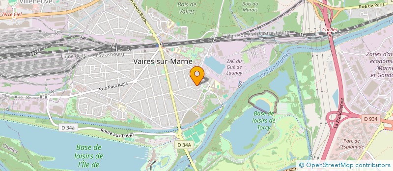 localisation de l'entreprise SCI KARNIC  VAIRES-SUR-MARNE