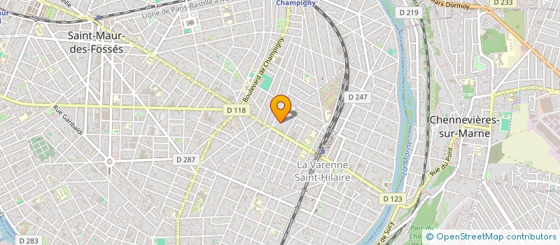 localisation de l'entreprise SCI KARNO à SAINT-MAUR-DES-FOSSES