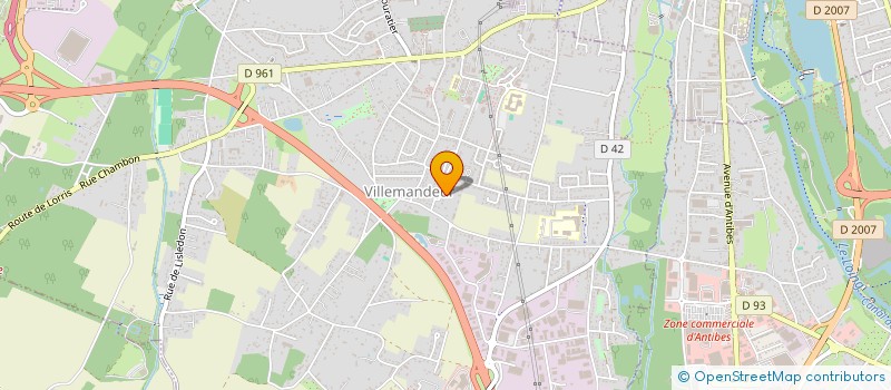 localisation de l'entreprise SCI KARNO à VILLEMANDEUR