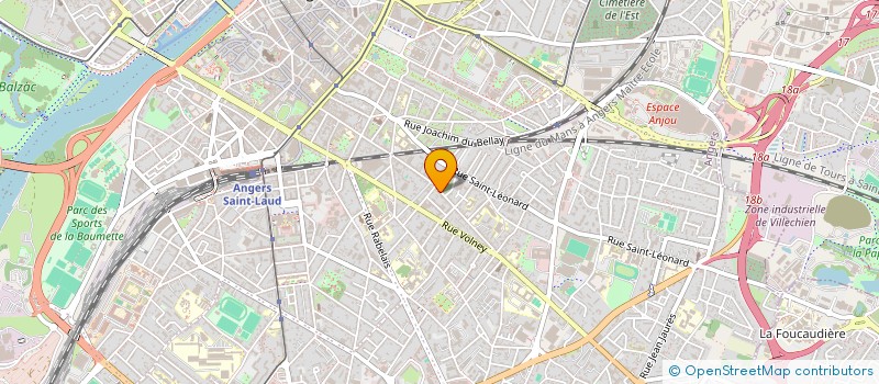 localisation de l'entreprise SCI KARO à ANGERS