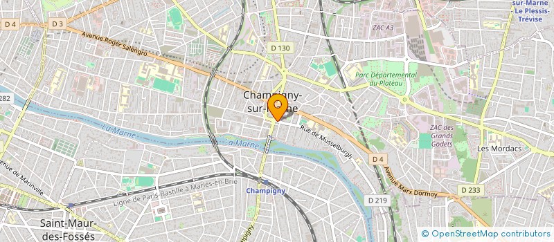 localisation de l'entreprise SCI KARO  CHAMPIGNY-SUR-MARNE