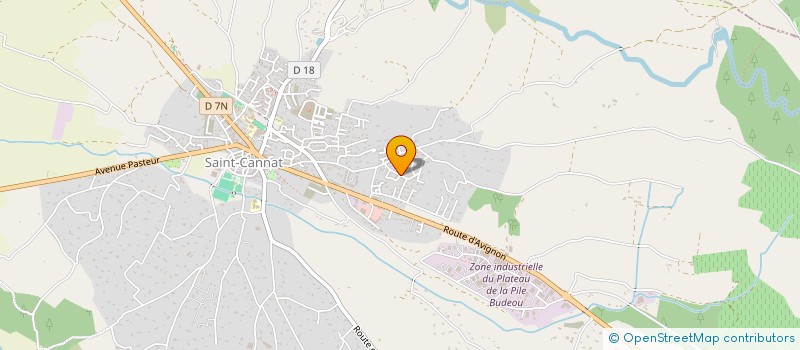 localisation de l'entreprise SCI KAROLINA  SAINT-CANNAT
