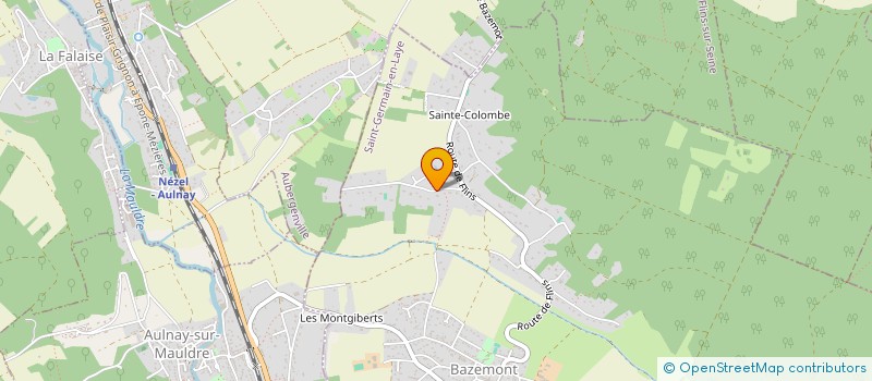 localisation de l'entreprise SCI KAROMACA  BAZEMONT