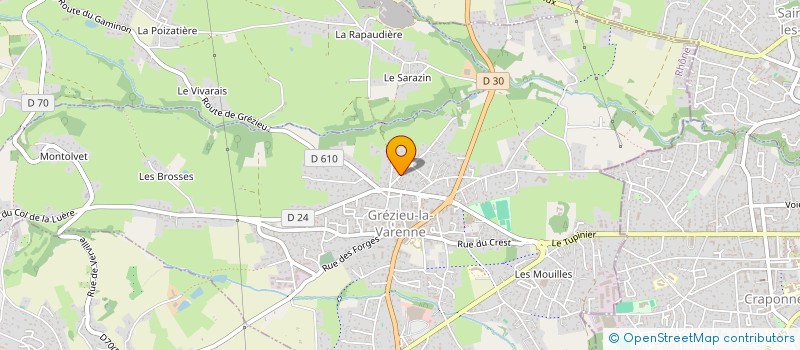 localisation de l'entreprise SCI KAROMIN  GREZIEU-LA-VARENNE