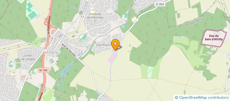 localisation de l'entreprise SCI KARP-CATALA  FEROLLES-ATTILLY