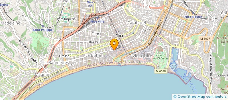 localisation de l'entreprise SCI KARR à NICE
