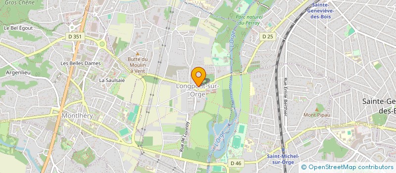 localisation de l'entreprise SCI KARREC SAOZ  LONGPONT-SUR-ORGE