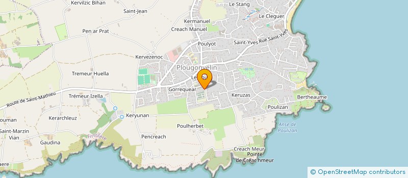 localisation de l'entreprise SCI KARREG  LE CONQUET