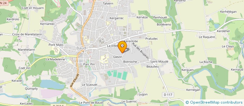 localisation de l'entreprise SCI KARRIGENN  BAUD