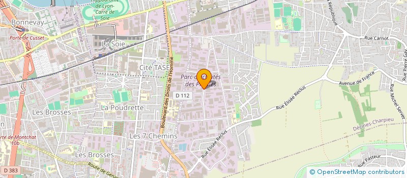 localisation de l'entreprise SCI KARS  DECINES-CHARPIEU