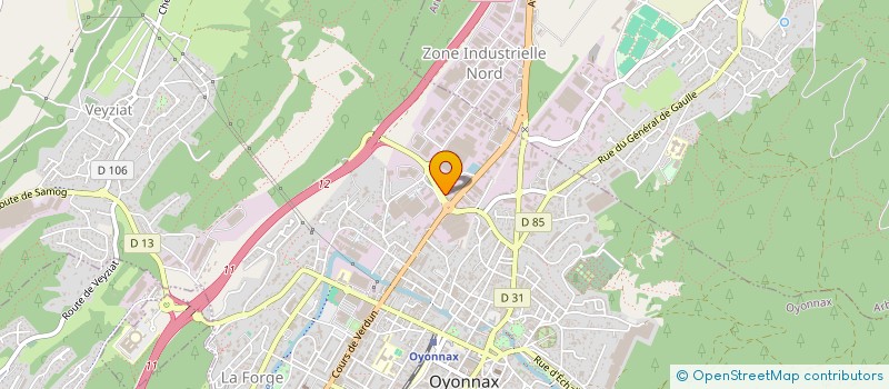 localisation de l'entreprise SCI KARSELEN à OYONNAX