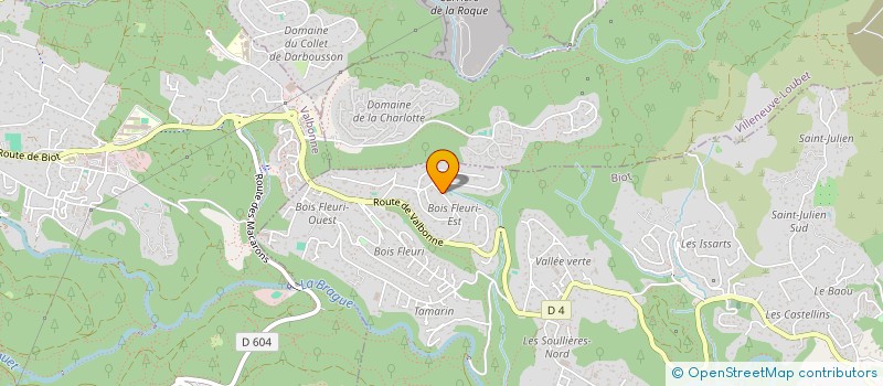 localisation de l'entreprise SCI KARST  BIOT