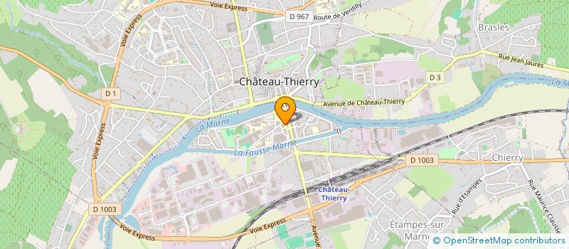 localisation de l'entreprise SCI KARTAL à CHATEAU-THIERRY