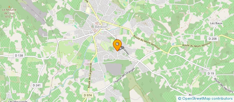 localisation de l'entreprise SCI KARUKERA  BEDOIN