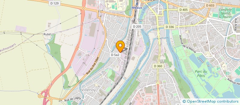 localisation de l'entreprise SCI KARUNA  VILLENOY