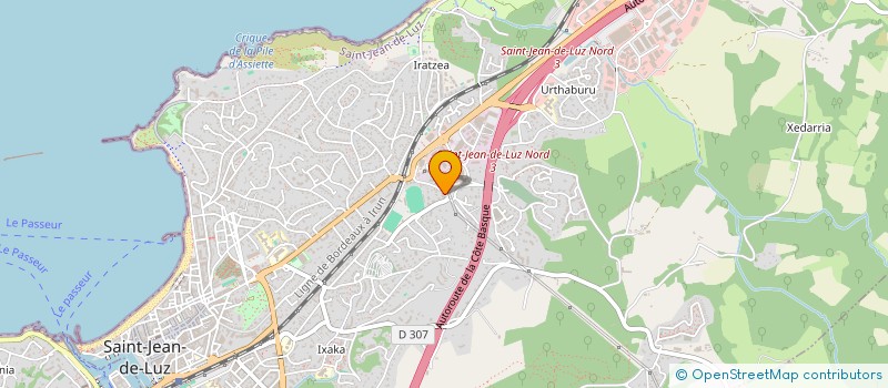 localisation de l'entreprise SCI KARZINENEA  SAINT-JEAN-DE-LUZ