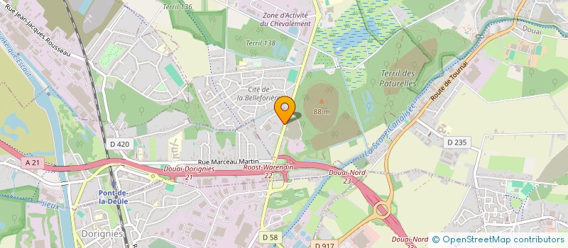 localisation de l'entreprise SCI KARZYNSKI  ROOST-WARENDIN