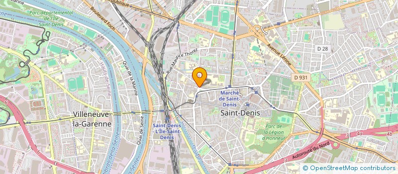 localisation de l'entreprise SCI KAS  SAINT-DENIS