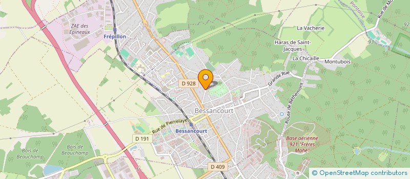 localisation de l'entreprise SCI KAS95  BESSANCOURT