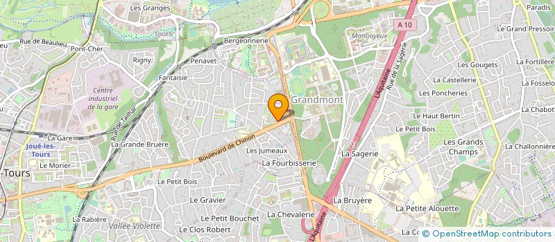 localisation de l'entreprise SCI KASA à JOUE-LES-TOURS