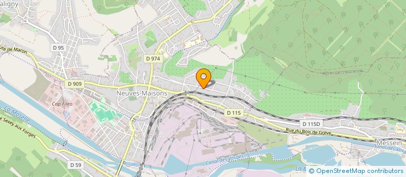 localisation de l'entreprise SCI KASA  NEUVES-MAISONS