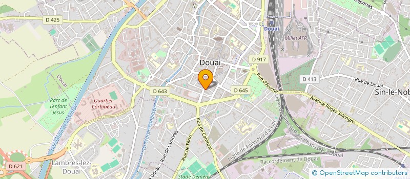 localisation de l'entreprise SCI KASACHRIS à DOUAI